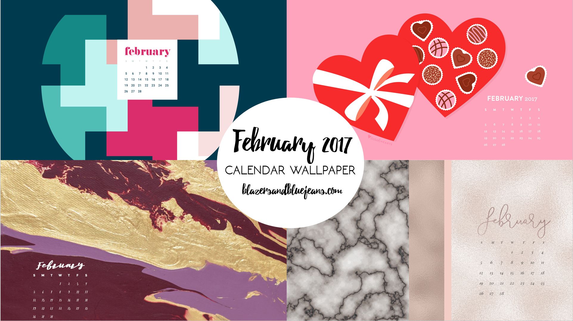 february 2017 desktop wallpaper calendars