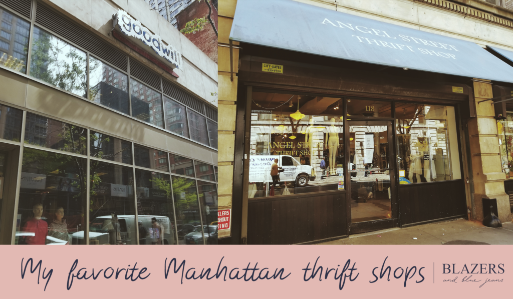 My Favorite Thrift Stores in Manhattan - Blazers and Blue Jeans