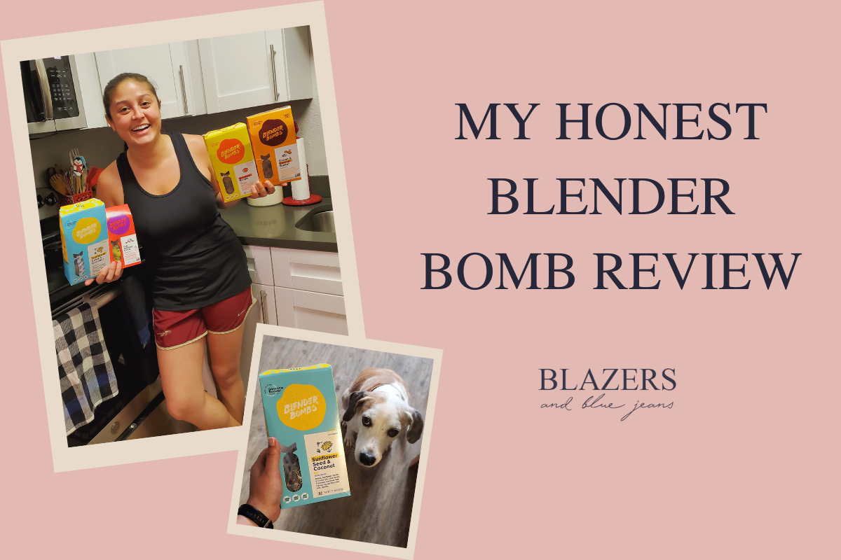 I ate a Blender Bomb Everyday for 30 Days and This is What Happened.. -  Blazers and Blue Jeans
